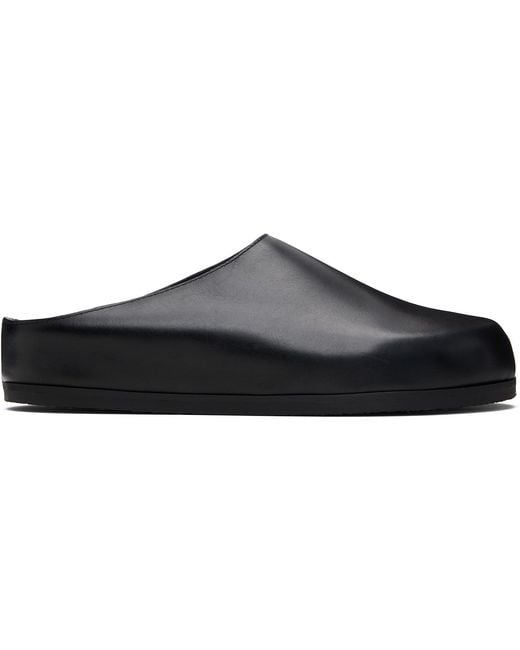 Studio Nicholson Black Wearing Clog Loafers