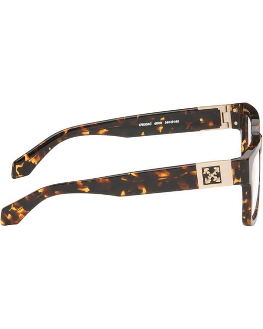Off-White c/o Virgil Abloh Brown Style 5040 Glasses for men