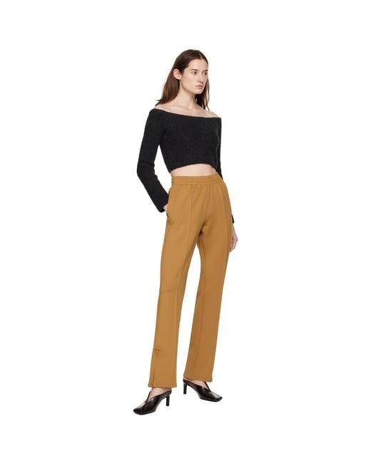 Anine Bing Natural Tan Kameron Lounge Pants