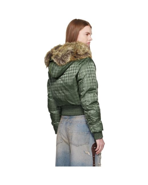 Amiri Green Ma Quad Hooded Jacket