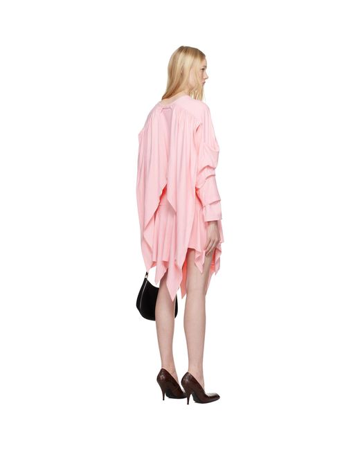 Ashley Williams Pink Wing Minidress