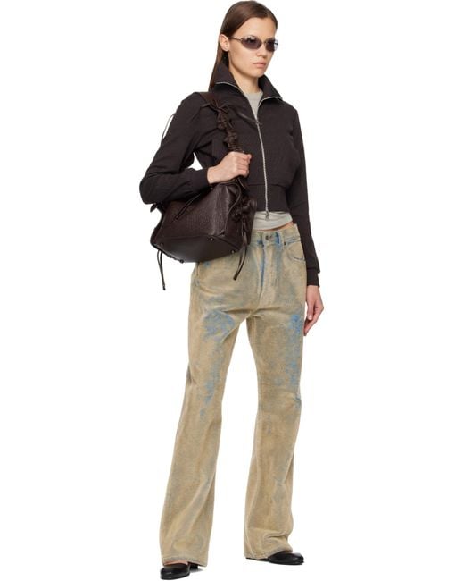 Acne Multicolor Flocked Jeans