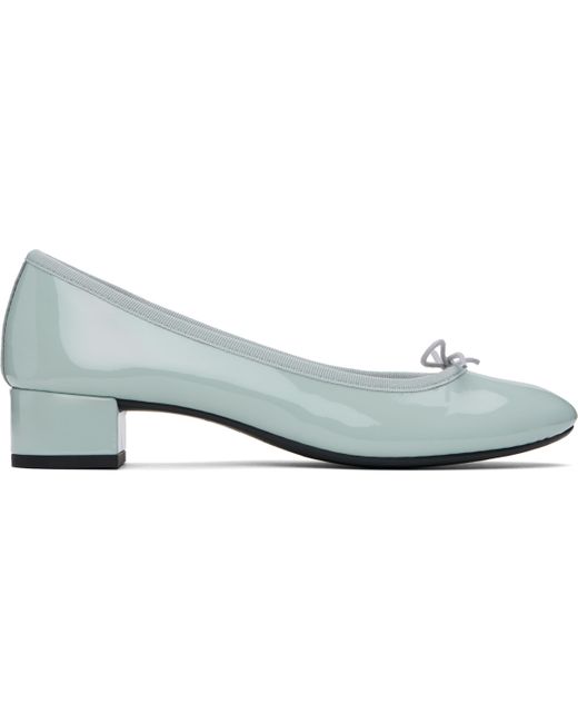 Repetto ブルー Camille ラバーソール ヒール Black
