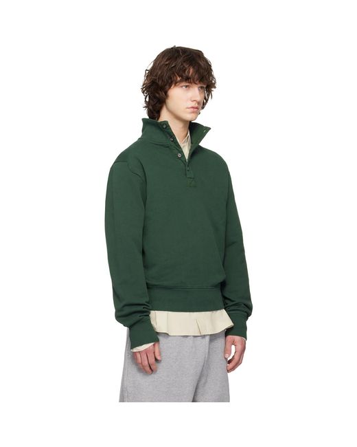 Pull Molletonné Port Vert Entire studios pour homme en coloris Green