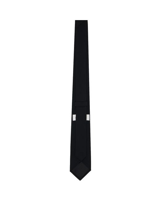 Ernest W. Baker Black Heart Embroidered Tie for men