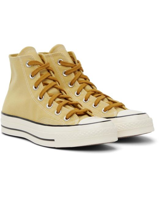 Converse Black Yellow Chuck 70 Utility Sneakers for men