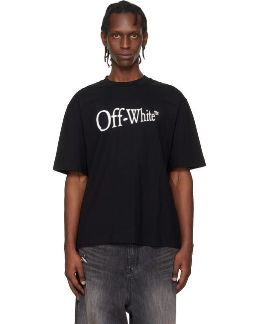 Off-White c/o Virgil Abloh Black Run Arrow Skate Logo T-Shirt for men