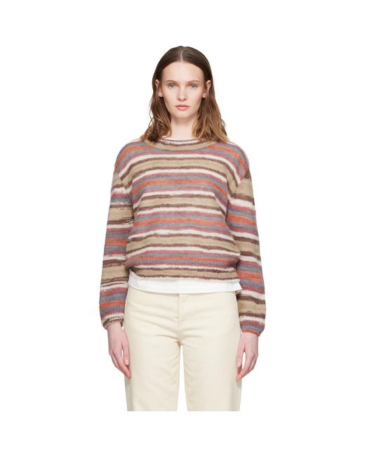 Pull Gabby Multicolore A.P.C. en coloris Red