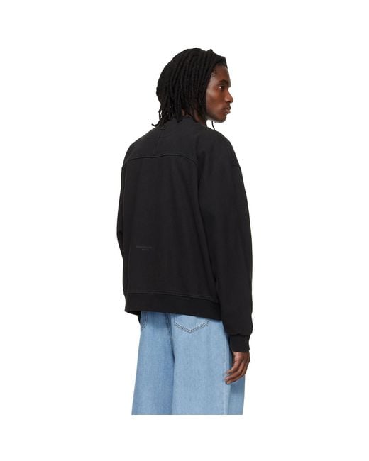 Wooyoungmi Black Zip-up Sweatshirt for men