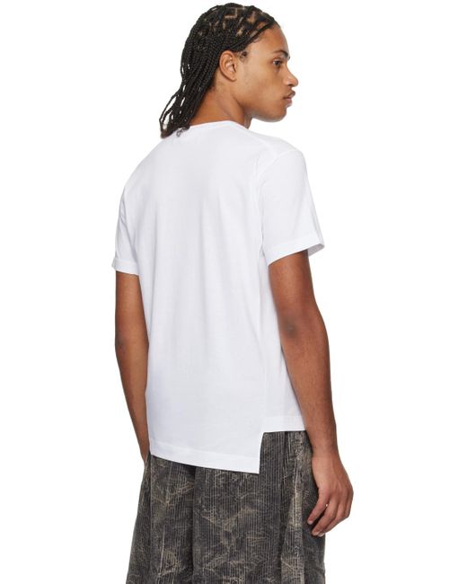 Comme des Garçons Comme Des Garçons Shirt White Lacoste Edition T-shirt for men