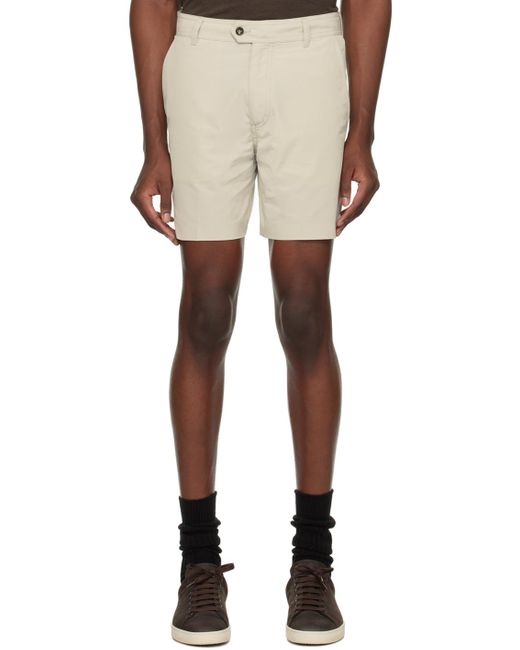 Tom Ford Natural Off-white Technical Shorts for men