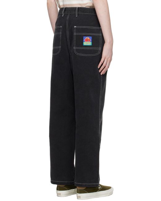 Butter Goods Black Double Knee Trousers