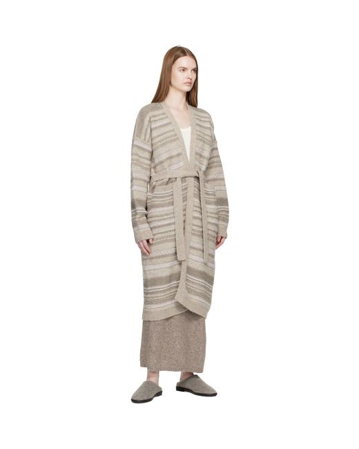 Lauren Manoogian Black Ssense Exclusive Jacquard Long Cardigan