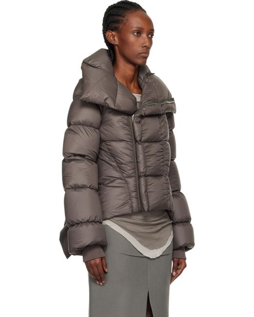 Rick Owens Brown Concordians Naska Duvet Down Jacket