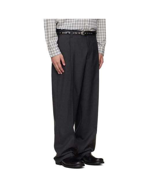 mfpen Black Service Trousers for men