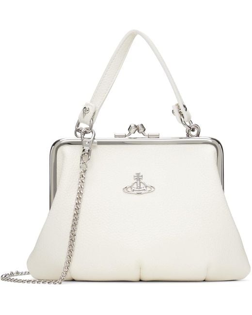 Vivienne Westwood White Granny Frame Bag Lyst Australia