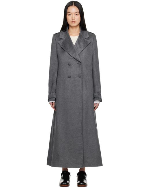 Gabriela Hearst Black Gray Houstt Coat