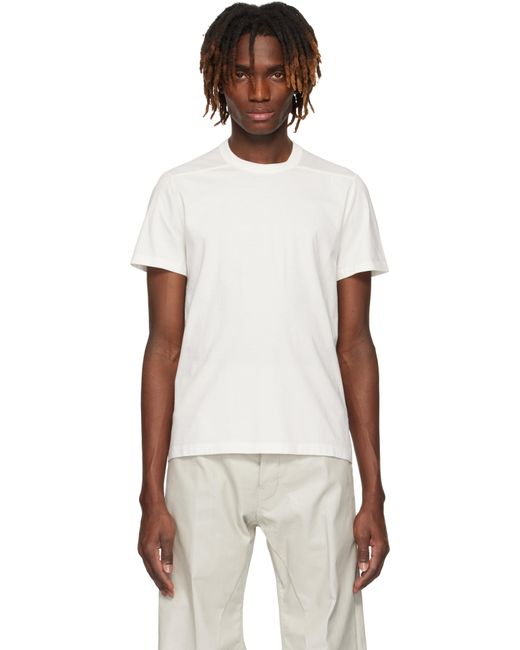 メンズ Rick Owens ホワイト Hollywood Short Level Tシャツ Multicolor
