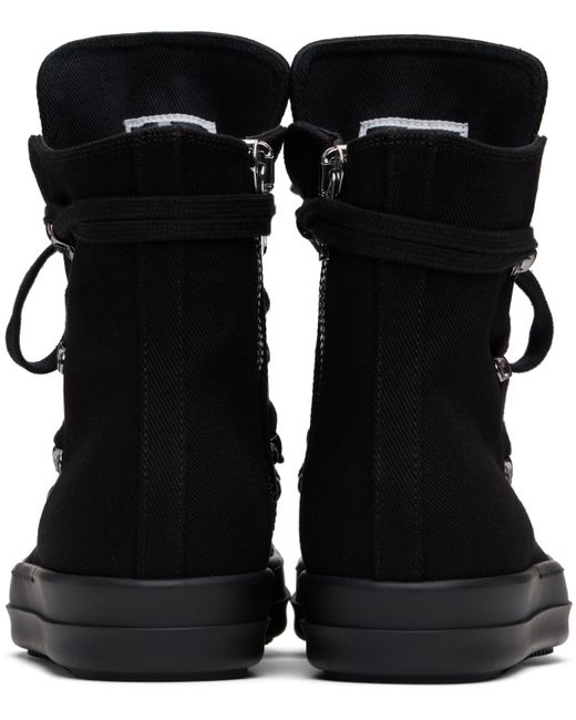 メンズ Rick Owens ブラック Hollywood Hexa Sneaks スニーカー Black