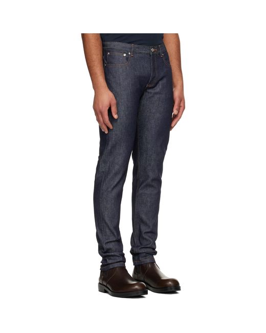 A.P.C. Blue Petit New Standard Jeans for men