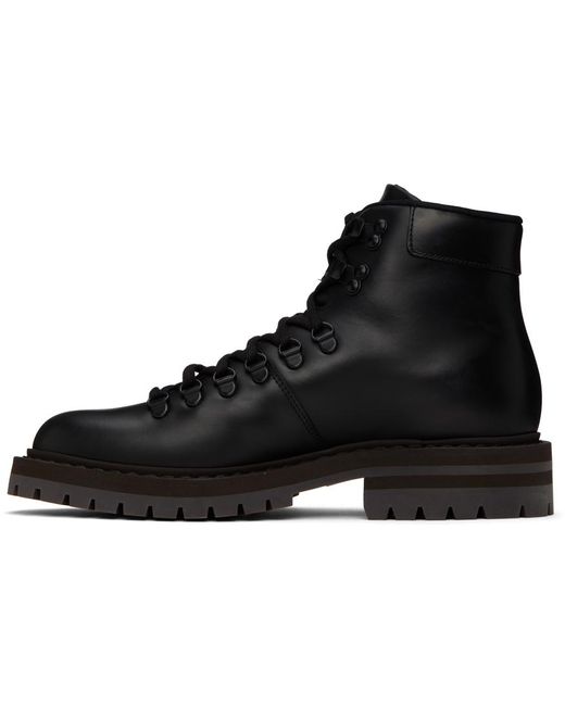 Common Projects Black Hiking Boots for men
