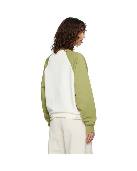 AMI Multicolor Off- & Cotton Knitted Ami De Coeur Sweatshirt