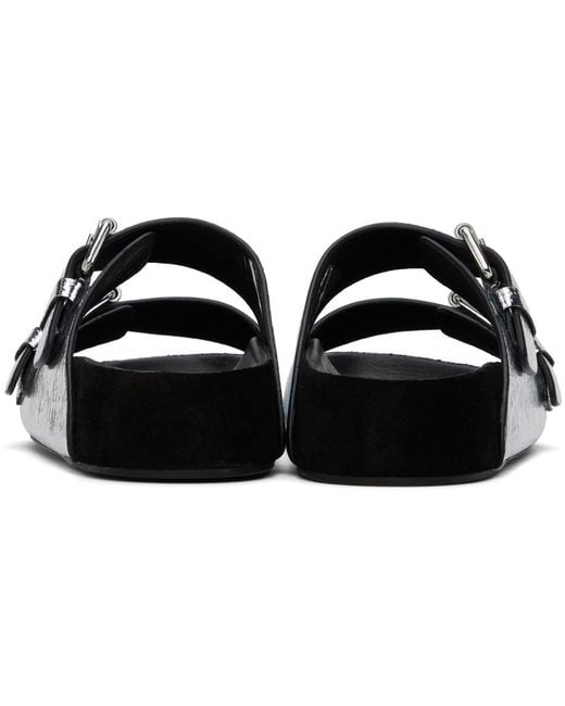 Isabel Marant Black Lennyo Sandals