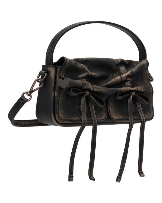 Acne Black Multipocket Micro Bag