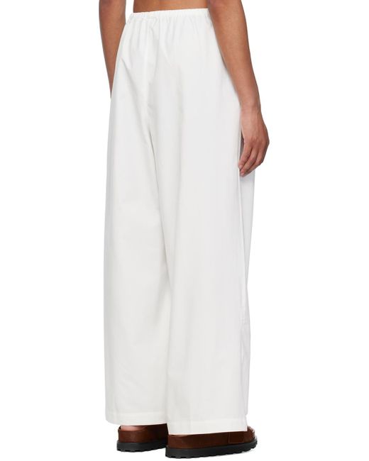 Pantalon de détente kolla blanc - sizable Baserange en coloris White