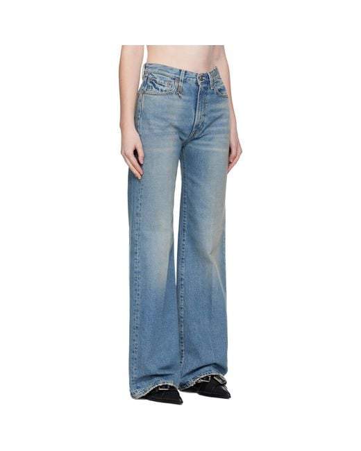 R13 Blue Flare Jeans