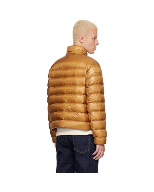 Moncler Orange Sergesta Packable Short Down Jacket for men
