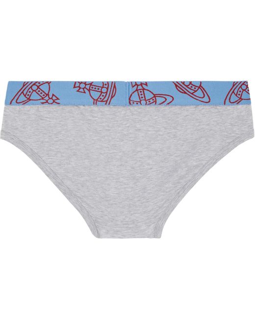 Vivienne Westwood Gray Three-Pack Slip Band Briefs for men