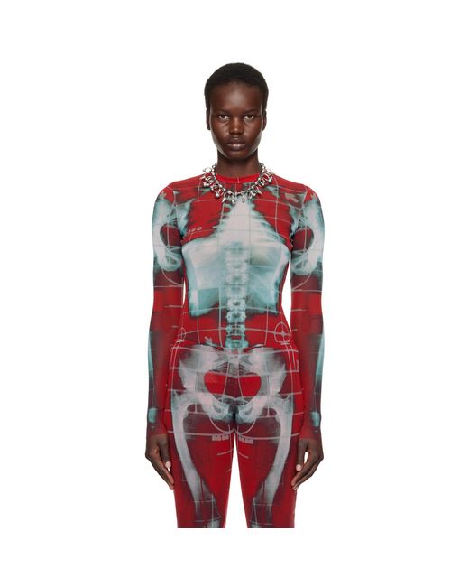 Jean Paul Gaultier Red Ssense Exclusive & 'The Squeletor' T-Shirt