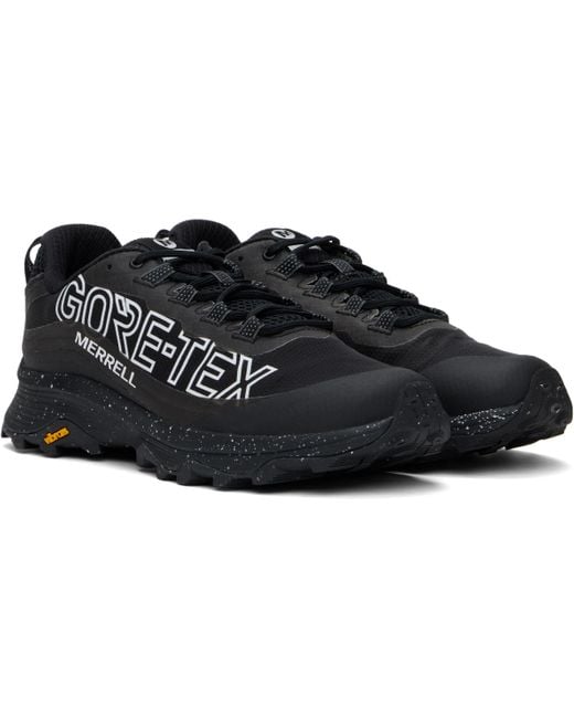 Merrell Black Moab Speed Gore-tex Sneakers