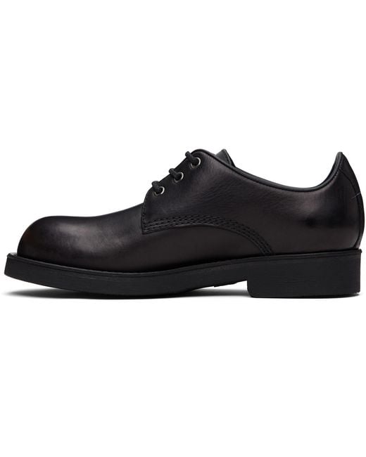 MM6 by Maison Margiela Black Lace-Up Derbys for men