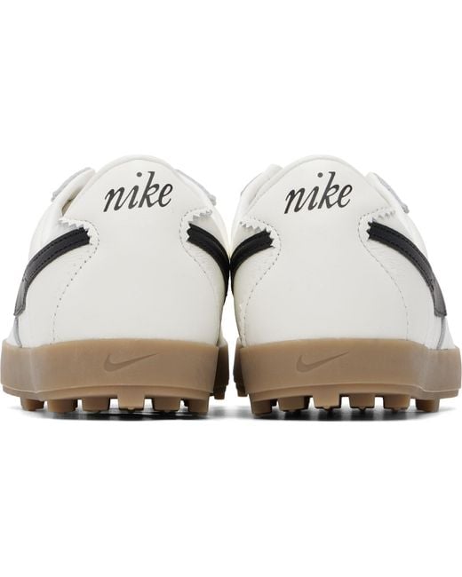 Nike White Off- Astrograbber Leather Sneakers