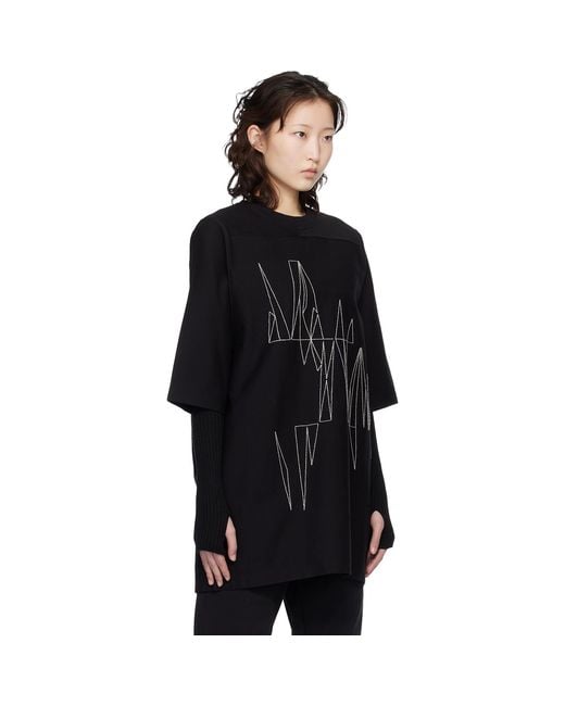 Rick Owens Black Moncler + Jumbo Ss T-Shirt