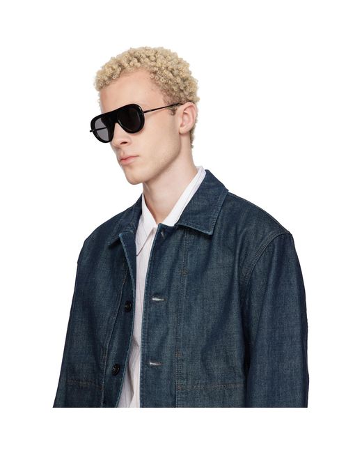 Loewe Black Pilot Slim Sunglasses for men