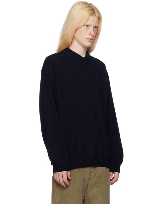 Studio Nicholson Blue Roth Sweater for men
