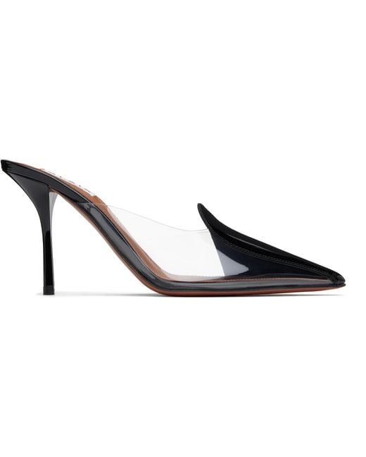 Alaïa Black Heeled Mules