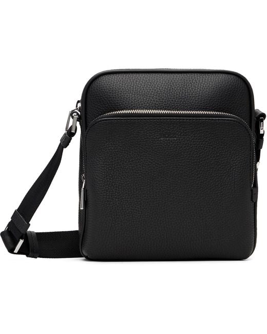 Boss Black Emed-Logo Reporter Bag for men