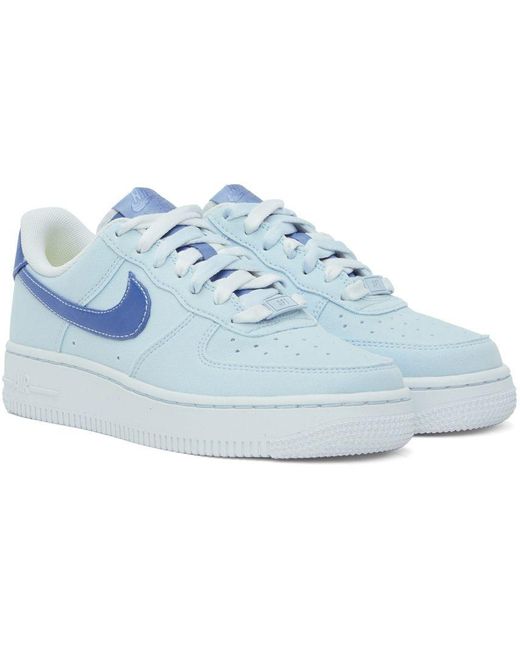 nike blue air forces