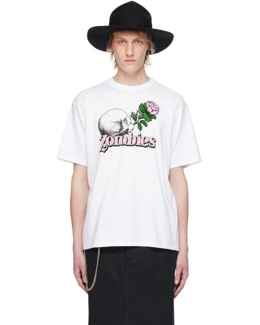 Undercover White Graphic T-Shirt for men