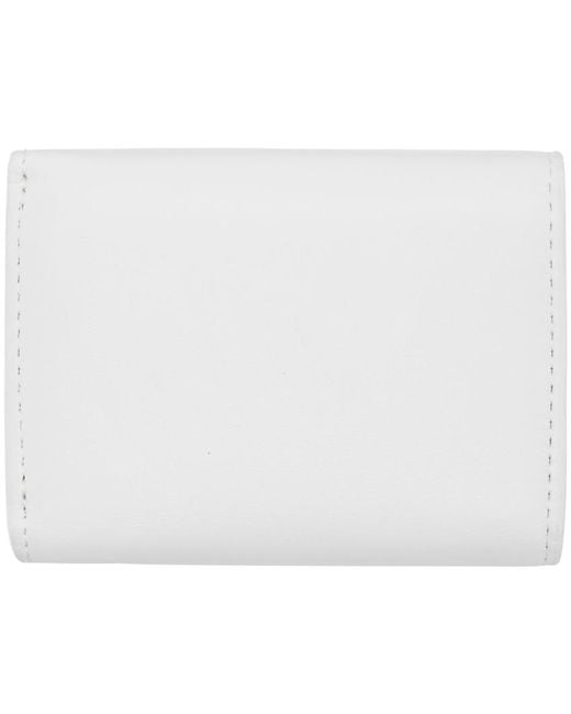 DIESEL White 1dr Leather Wallet