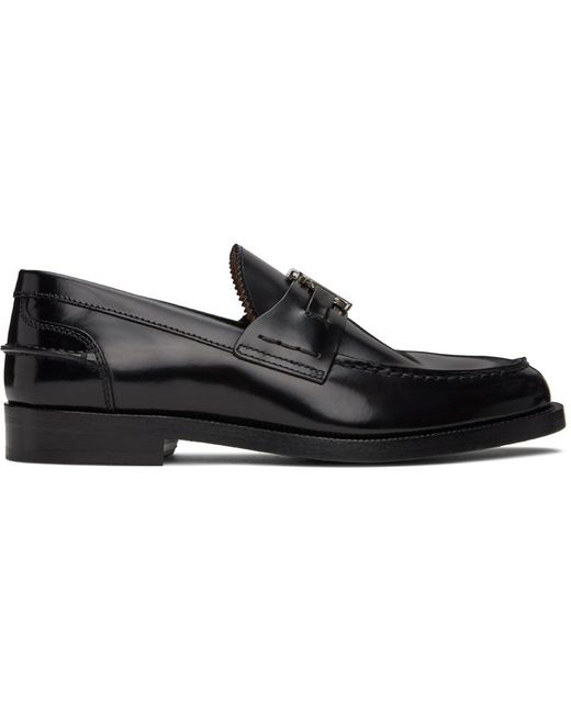 Burberry Black Motif Loafers for men