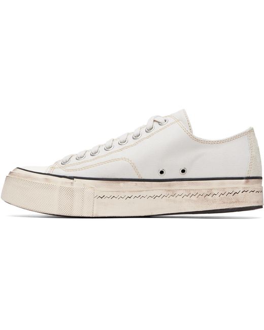 Visvim Black Off- Skagway Lo G.Patten Sneakers for men