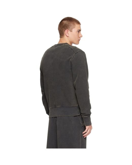 Entire studios Gray Pod Crew Sweatshirt for men