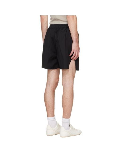 Rick Owens Black Tower Bela Boxer Shorts for men