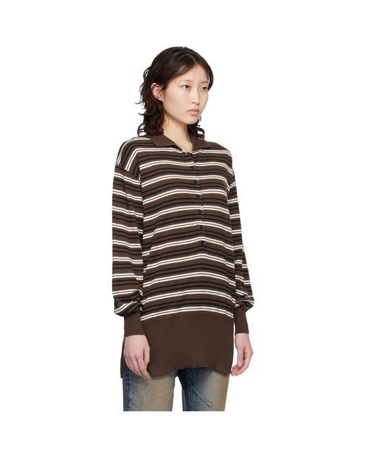 Renaissance Renaissance Black Marla Long Sleeve Polo