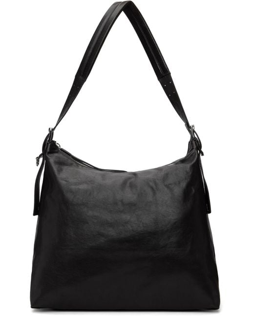 Lemaire Black Belted Tote for men